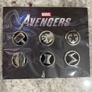 🆕MARVEL AVENGERS SET OF 6 PINS